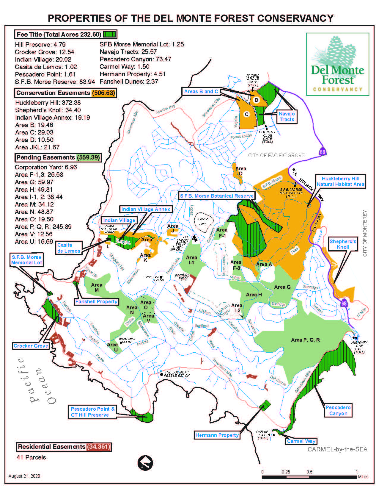 Easements Del Monte Forest Conservancy